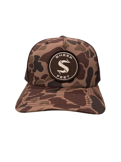 Vintage Brown Camo Hat