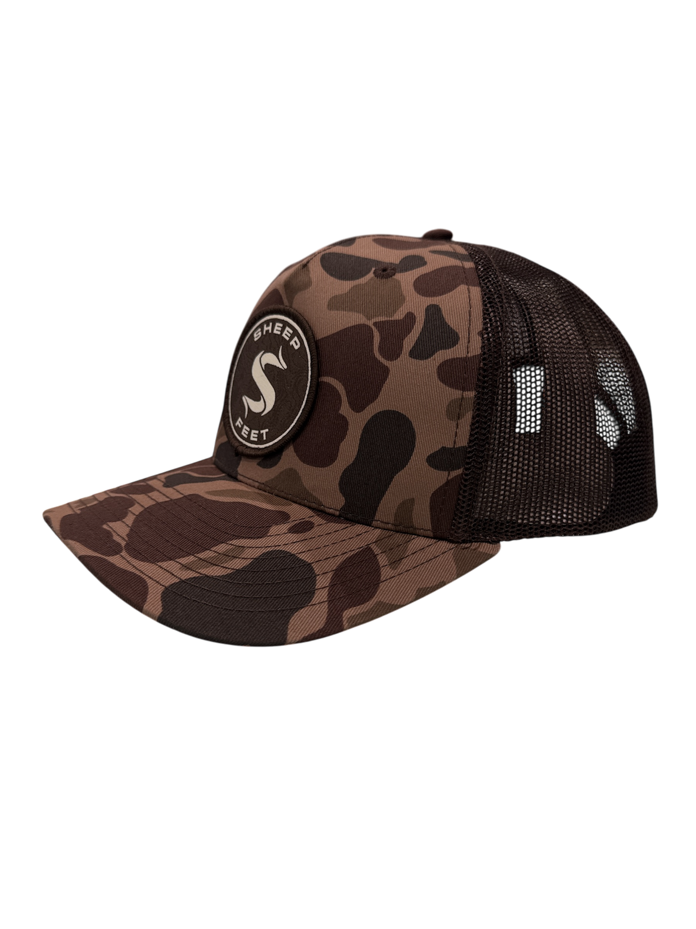 Vintage Brown Camo Hat